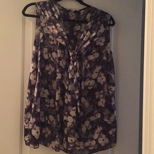 Jones New York Tank Top Purple and Grey